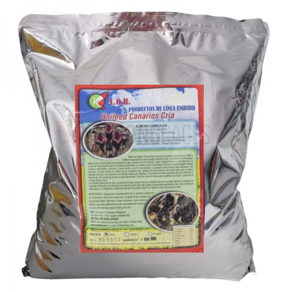 Pienso LOR Unifeed Canarios CRIA 1 KILO