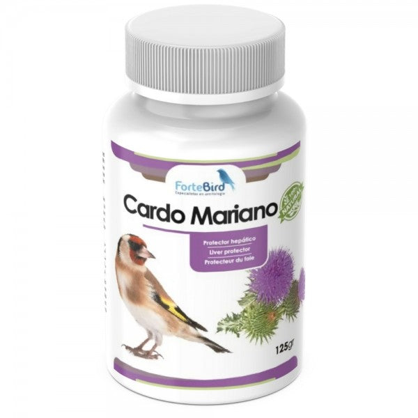 Cardo Mariano en Polvo Mejora Hepática y Digestiva para Canarios y Jilgueros