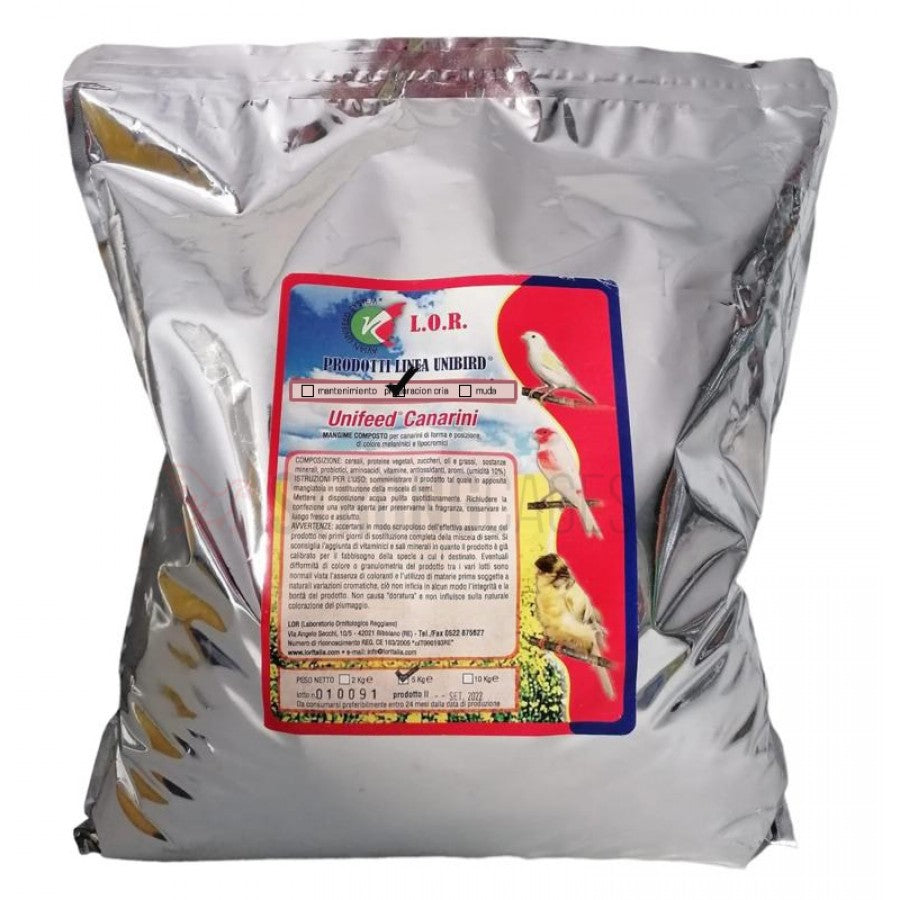 Pienso LOR Unifeed Canarios Preparación para la Cría 10 KILOS